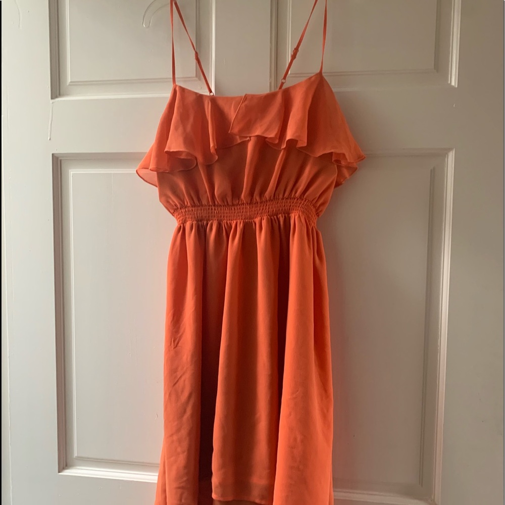 Tangerine Summertime Dress